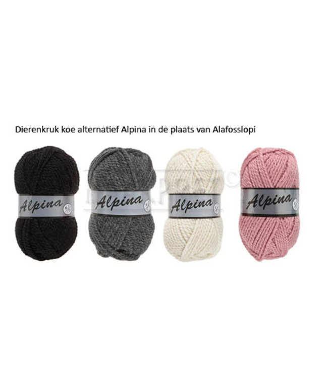 Haakpret Paquet Vache - fil alternatif 50% laine