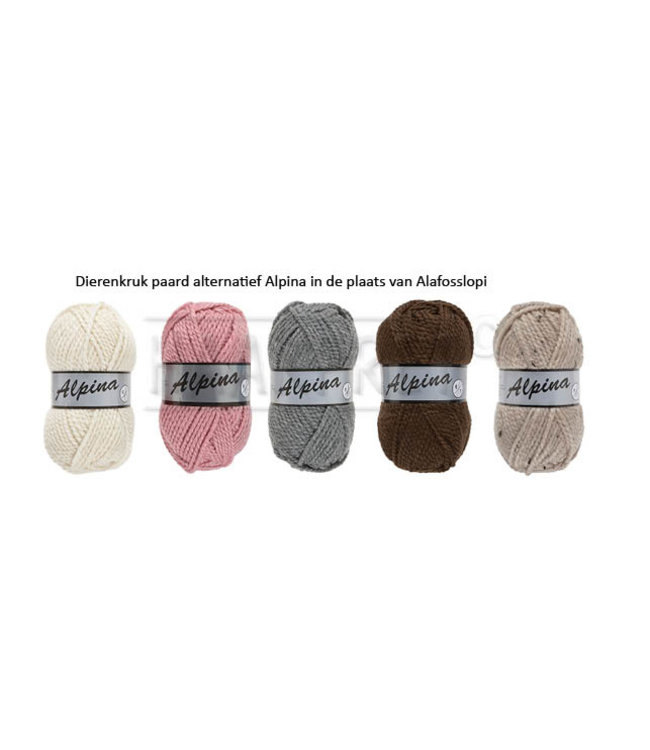 Haakpret Paket Pferd - alternatives Garn 50%  Wolle