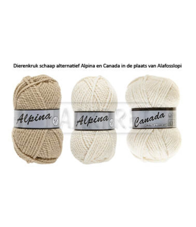 Haakpret Paquet Mouton - fil alternatif  50%  laine