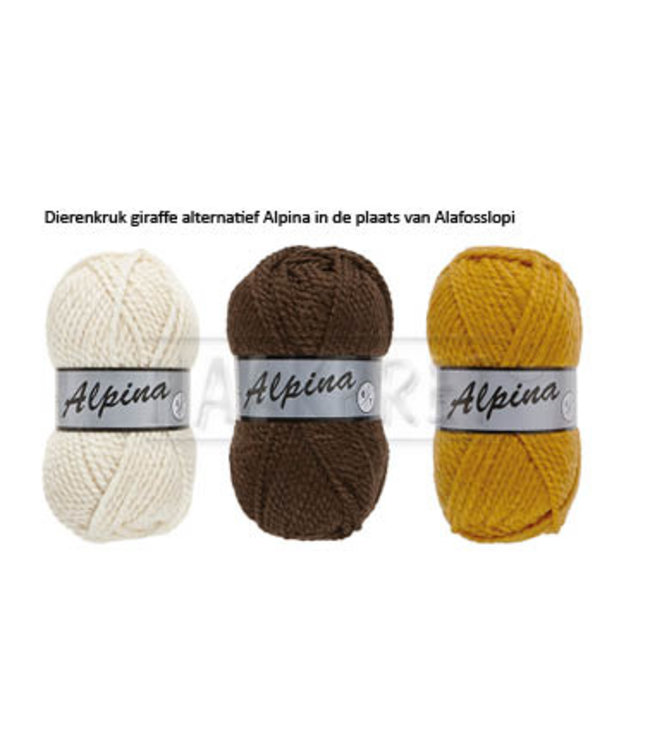 Haakpret Paquet Girafe - fil alternatif 50% laine