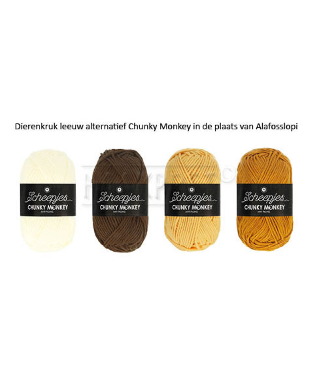 Haakpret Package Lion - alternative yarn without wool