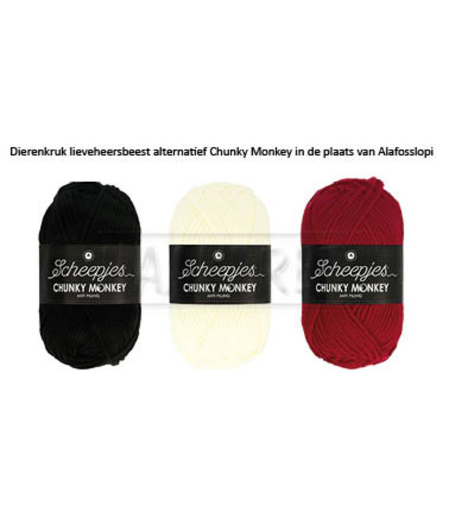 Haakpret Package Ladybug - alternative yarn without wool