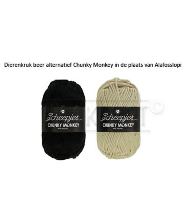 Haakpret Paquet Ours - fil alternatif sans laine