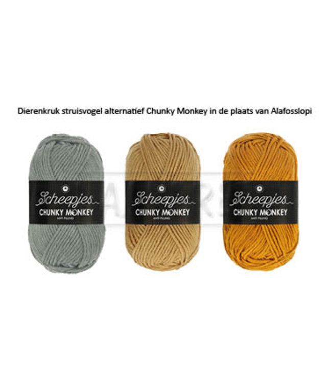 Haakpret Paquet Autruche - fil alternatif sans laine