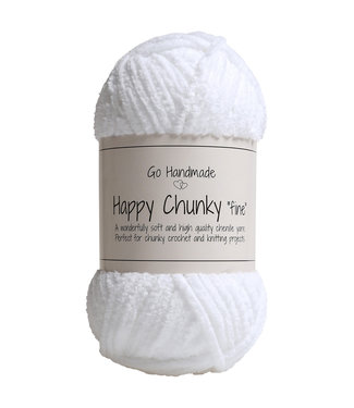 Go Handmade Happy Chunky Fine White