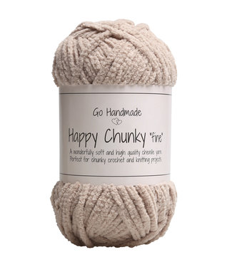 Go Handmade Happy Chunky Fine Light Brown