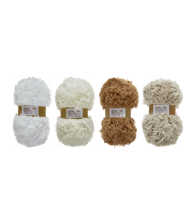 Lammy Yarns Panda 016 - 200g gebroken wit