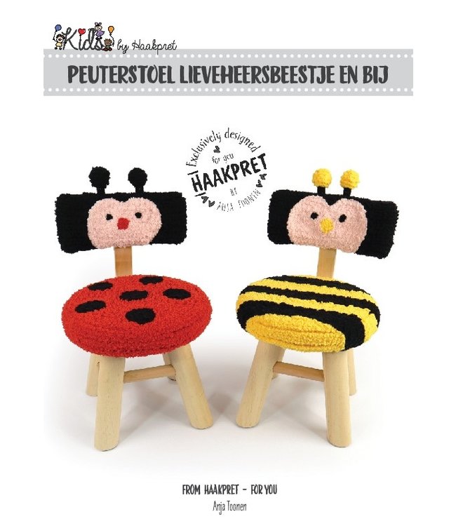 Haakpret Paquet de fil peuterstoel Bij - avec motif (néerlandais uniquement)