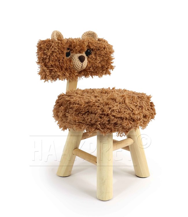 Haakpret Peuterstoel beer en panda - A5 patron au crochet (Néerlandais)   - Anja Toonen