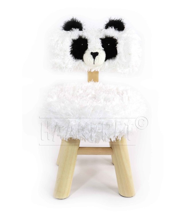 Haakpret Peuterstoel beer en panda - A5 patron au crochet (Néerlandais)   - Anja Toonen