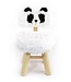 Haakpret Paquet de fil peuterstoel Panda - avec motif (néerlandais uniquement)
