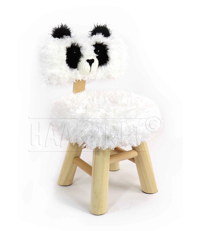 Haakpret Garnpaket peuterstoel Panda - inklusive Design (nur Niederländisch)