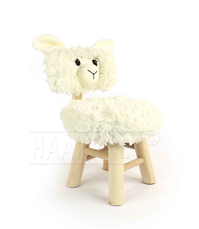 Haakpret Garnpaket peuterstoel Schaap - inklusive Design (nur Niederländisch)