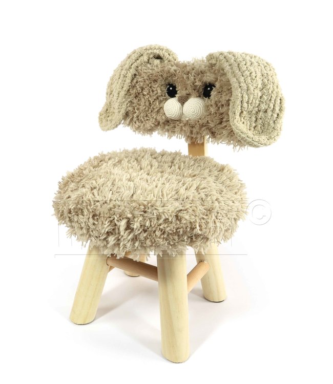 Haakpret Yarn package peuterstoel Konijn - including design (Dutch only)