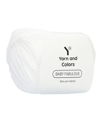 Yarn and Colors  Baby Fabulous 001 White