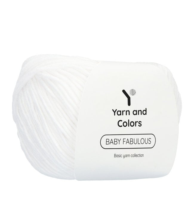 Yarn and Colors - Yarn Crafts Wholesale Baby Fabulous 001 White