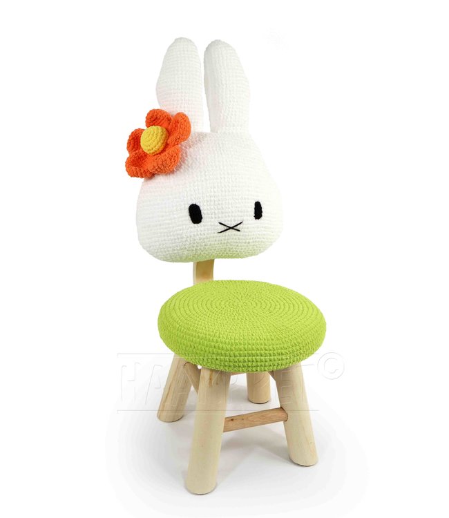 Haakpret Kootje Peuterstoel hoes  -  A5 werkbeschrijving - Anja Toonen