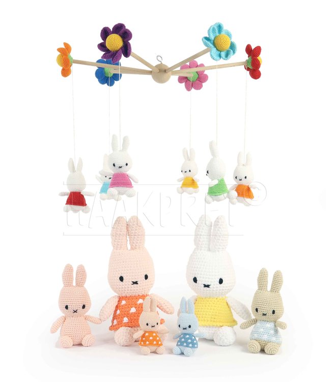 Haakpret Kootje Knuffel en mobiel - Häkelanleitung A5 (Niederländisch)  - Anja Toonen