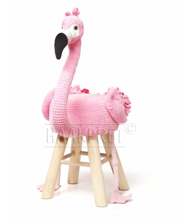 Haakpret Paquet flamant rose - alternative avec Chunky Monkey