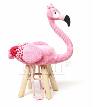 Haakpret Paquet flamant rose - alternative avec Chunky Monkey