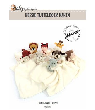 Haakpret Beesie tutteldoek aanvullend ontwerp - Häkelanleitung A5 (Niederländisch)  - Anja Toonen