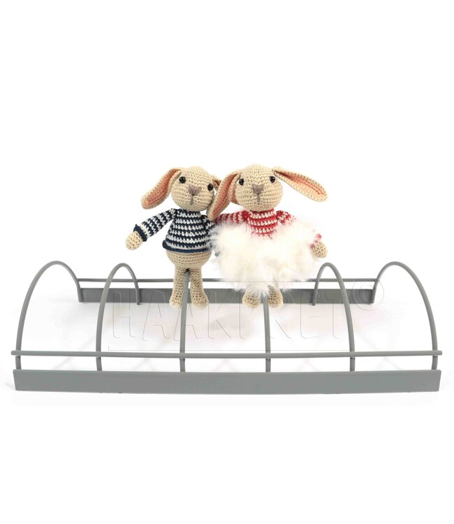 Haakpret Nr. 11 Knijpertje Hase - Niederländische Häkelanleitung A5