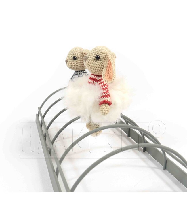 Haakpret Nr. 11 Knijpertje Hase - Niederländische Häkelanleitung A5