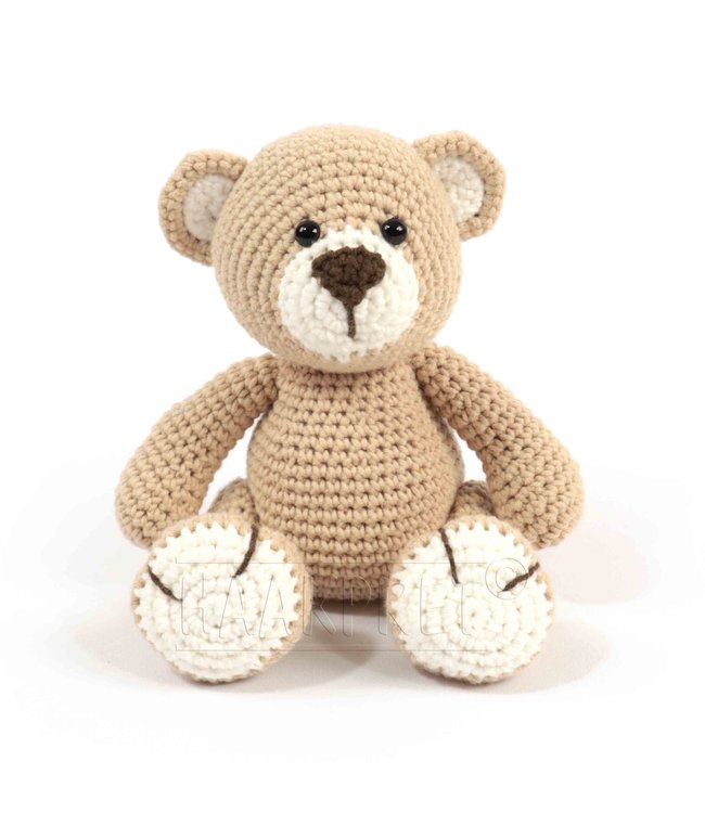 Haakpret Bear Bas avec pieds articulés - A5 (Néerlandais)   - Anja Toonen