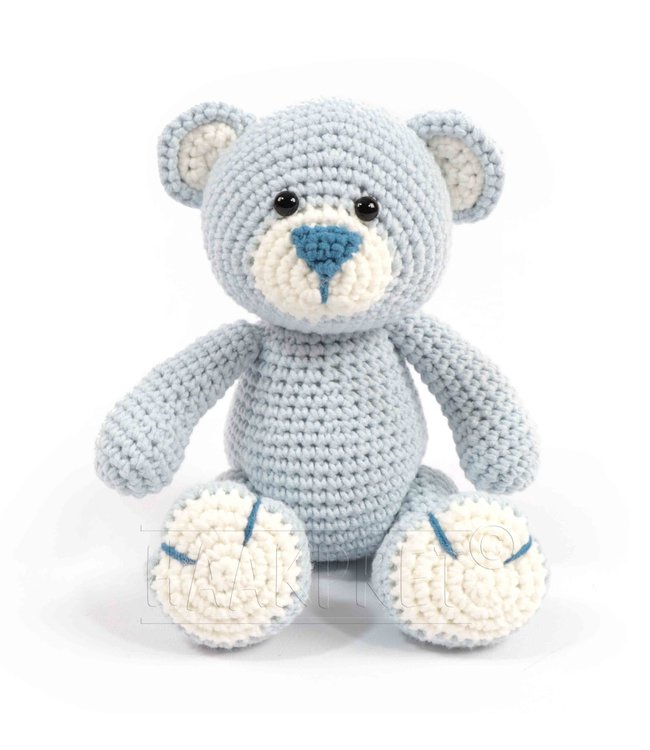 Haakpret Bear Bas avec pieds articulés - A5 (Néerlandais)   - Anja Toonen