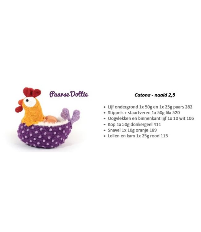 Haakpret Dottie le poulet de Pâques - A5 (Néerlandais)   - Anja Toonen