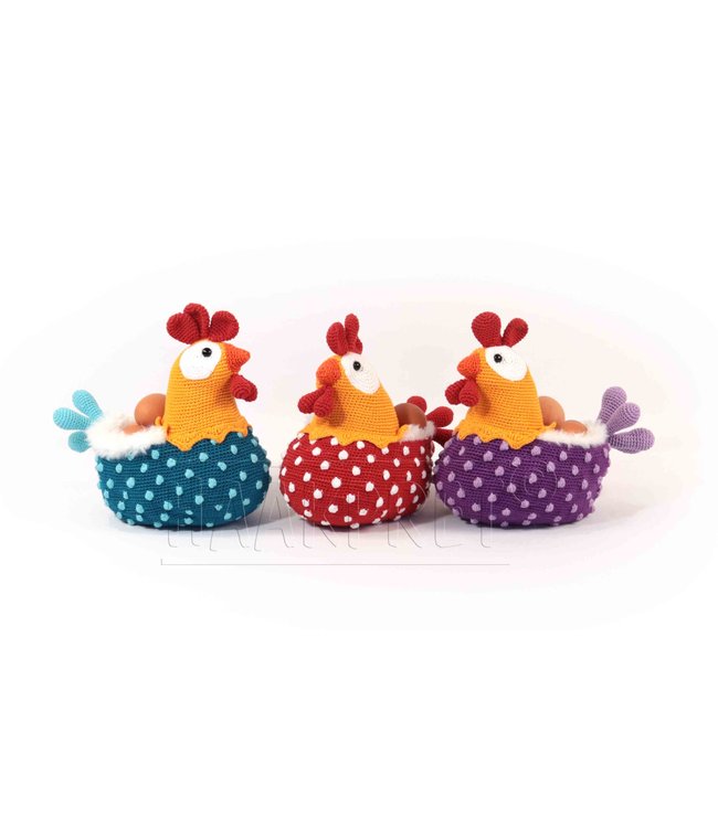 Haakpret Dottie the Easter chicken -  Design A5 (Dutch)   - Anja Toonen