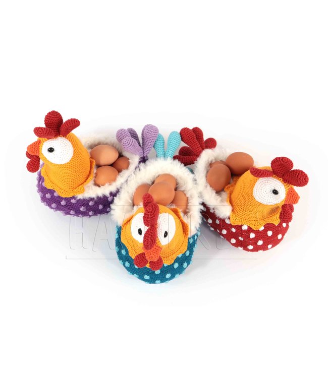 Haakpret Dottie the Easter chicken -  Design A5 (Dutch)   - Anja Toonen