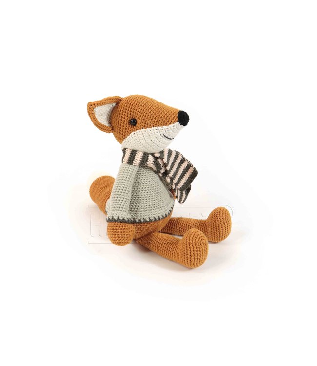 Haakpret Bos de Vos  -  A5 werkbeschrijving - Anja Toonen