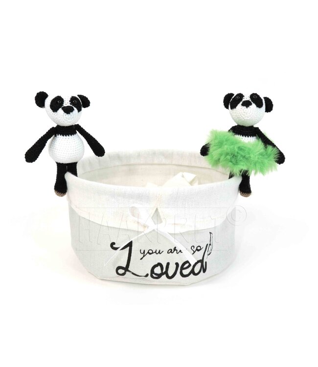 Haakpret Nr. 16 Knijpertje Panda - werkbeschrijving A5 - Nederlands