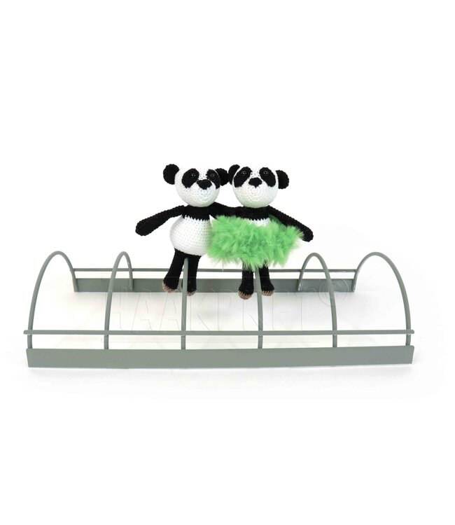 Haakpret Nr. 16 Knijpertje Panda - Niederländische Häkelanleitung A5