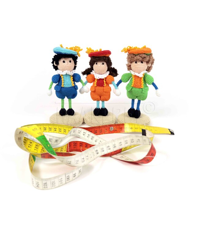 Haakpret Mini mensje Piet -  Design A5 (Dutch)   - Anja Toonen
