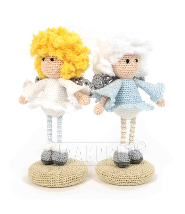 Haakpret Mini mensje Engel -  A5 werkbeschrijving - Anja Toonen