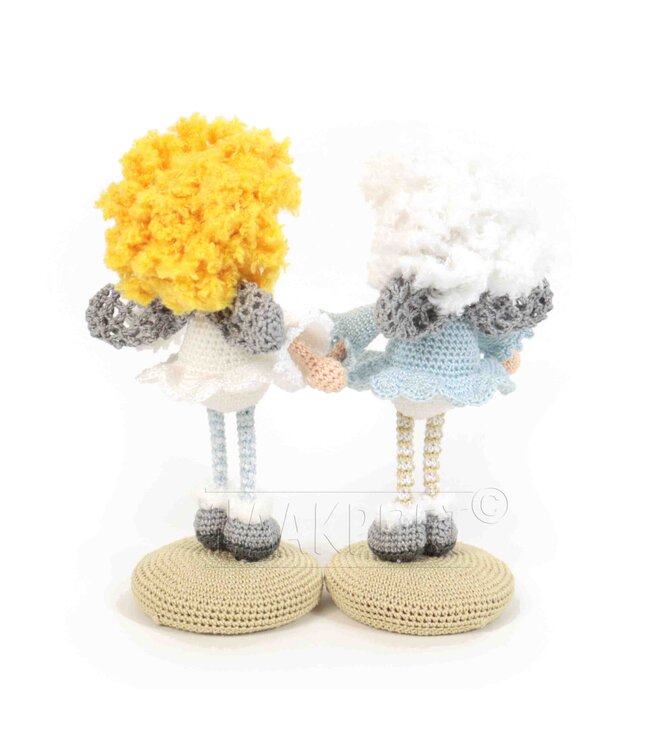 Haakpret Mini mensje  Engel - Häkelanleitung A5 (Niederländisch)  - Anja Toonen