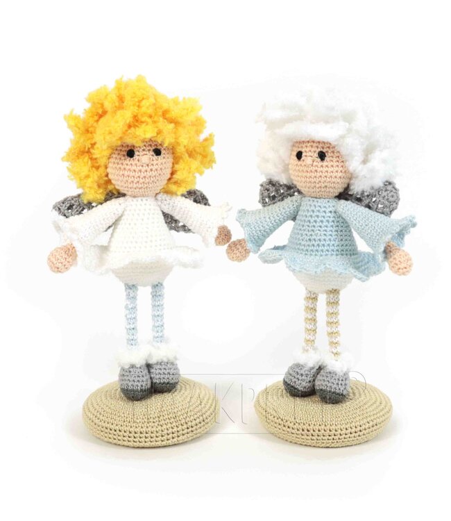 Haakpret Mini mensje Engel -  A5 werkbeschrijving - Anja Toonen