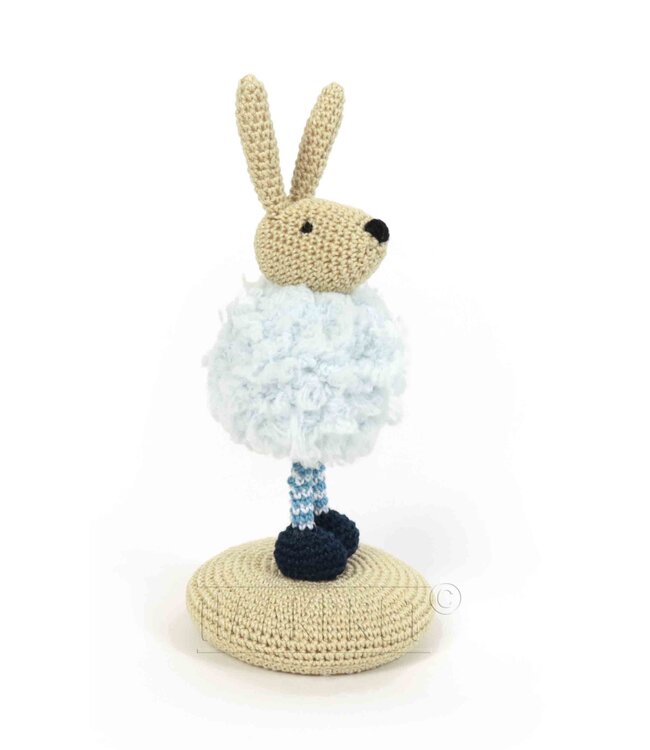 Haakpret Mini beesies Haasje - Häkelanleitung A5 (Niederländisch)  - Anja Toonen