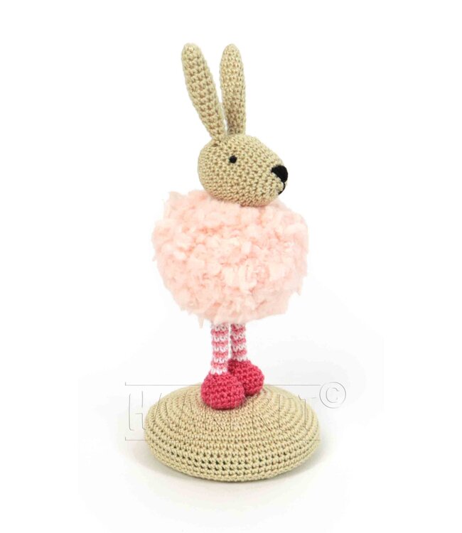 Haakpret Mini beesies Haasje - Häkelanleitung A5 (Niederländisch)  - Anja Toonen