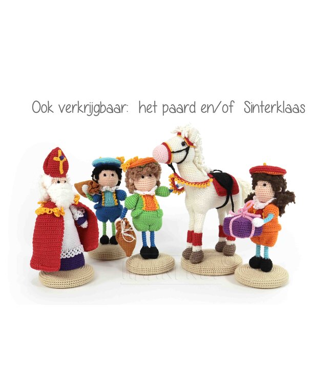 Haakpret Mini mensje Piet - A5 (Néerlandais)   - Anja Toonen