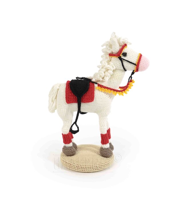 Haakpret Mini Beesie (Sint)Paard/Eenhoorn  -  A5 werkbeschrijving - Anja Toonen