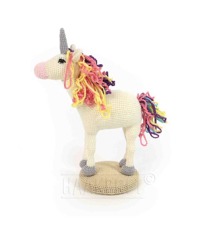 Haakpret Mini Beesie (Sint)Paard/Eenhoorn  -  A5 werkbeschrijving - Anja Toonen