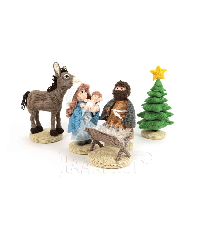 Haakpret Mini Kerstboom -  A5 werkbeschrijving - Anja Toonen