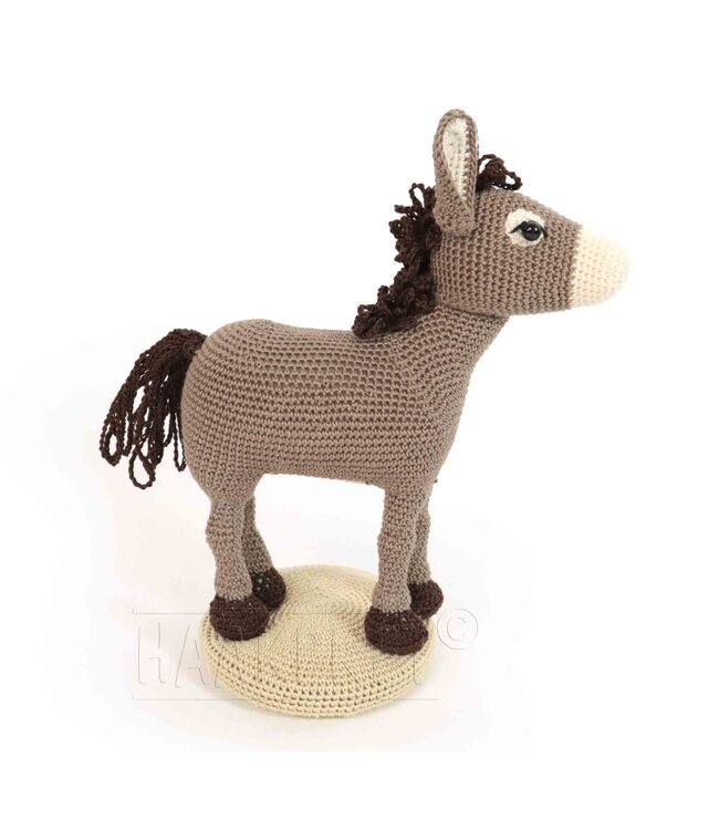 Haakpret Mini beesies Ezel -  Design A5 (Dutch)   - Anja Toonen