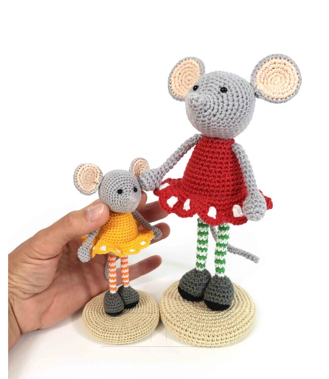Haakpret Mini beesies Muis-  A5 werkbeschrijving - Anja Toonen