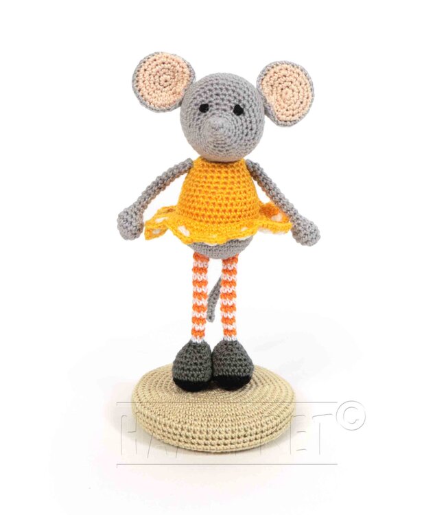 Haakpret Mini beesies Muis-  A5 werkbeschrijving - Anja Toonen