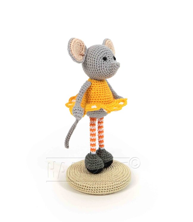 Haakpret Mini beesies Muis-  A5 werkbeschrijving - Anja Toonen