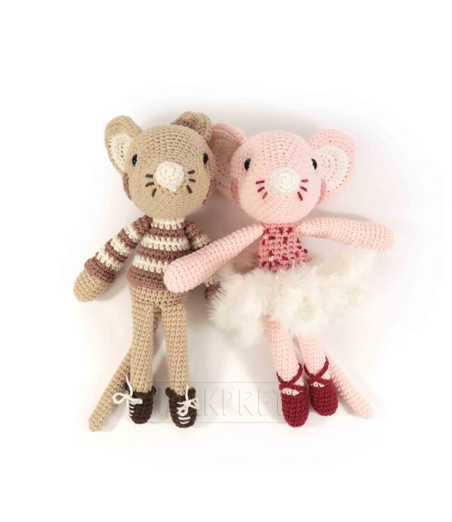 Haakpret Muisjes Muzzy en Buzzy  -  Design A5 (Dutch)   - Anja Toonen